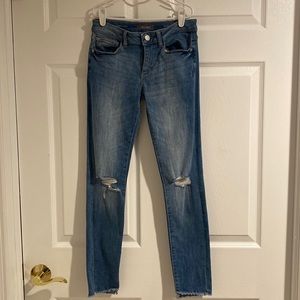 DL 1961 girls distressed jeans “Chloe” skinny size 12